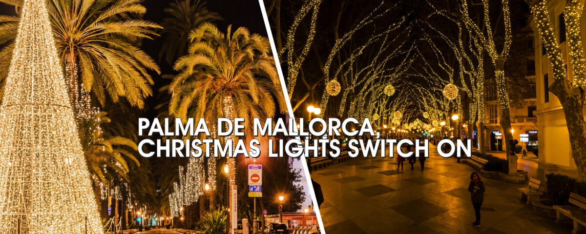 Palma de Mallorca, christmas lights switch on