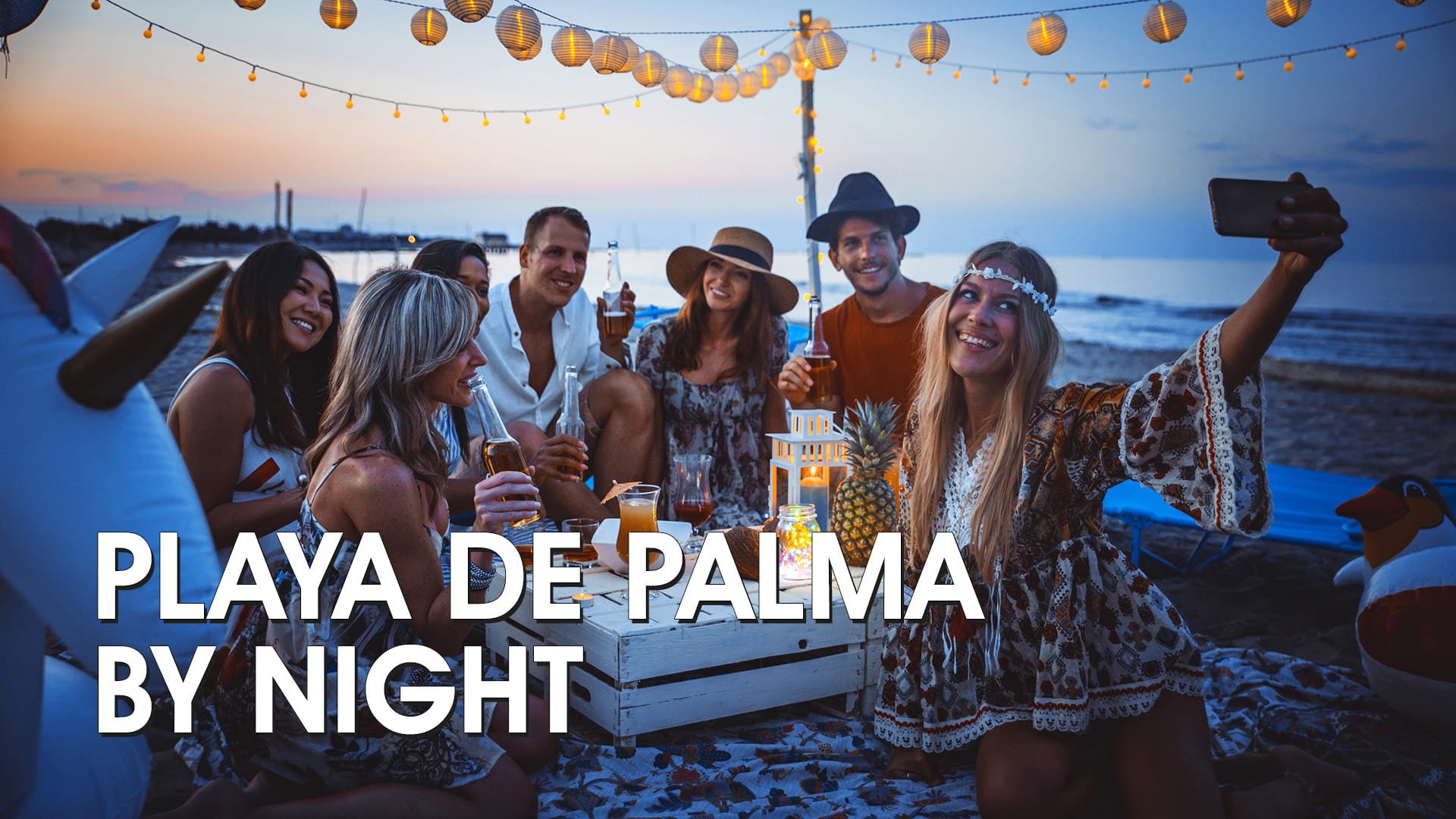 Playa de Palma by night